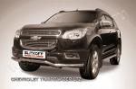 Защита переднего бампера волна d57 из нержавеющей стали Chevrolet Trailblazer (2012) CHTB12-006