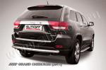 Защита заднего бампера d57 длинная из нержавеющей стали JEEP Grand Cherokee (2011) JGCH009