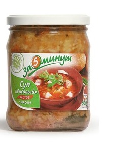 Суп рисовый с мясом