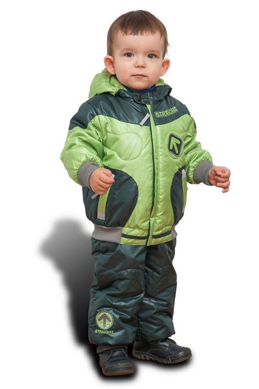 Комплект для мальчика салат-темно- зеленый модель 2158