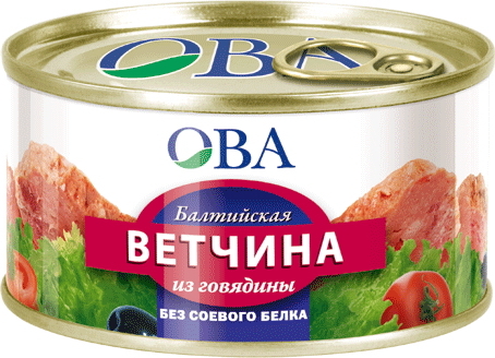 Ветчина Балтийская из говядины ТУ 9216-006-51805188-2011 ОВА