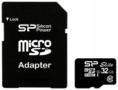 Карта памяти Silicon power 32 GB micro SDHC Class 10 Elite Class10 UHS-I, R W 40 15 MB s (шт.)