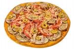 Пицца с ветчиной и грибами ТМ У Палыча