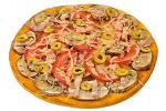 Пицца с ветчиной и грибами ТМ У Палыча