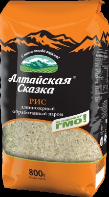 Рис длиннозерный обработанный паром 800 гр