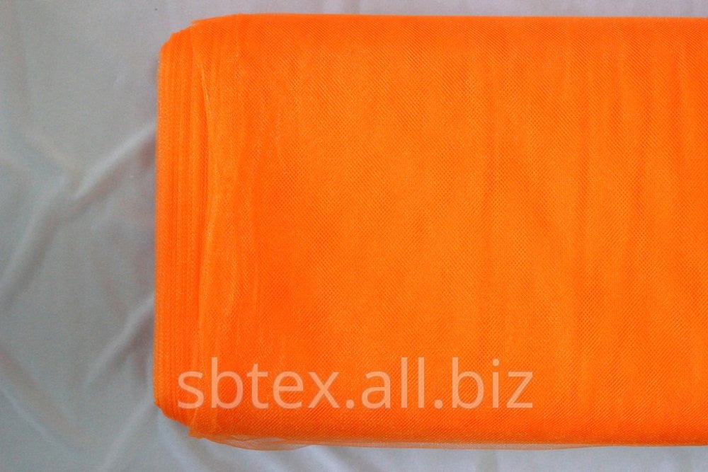 Фатин средней жесткости (металлик) Цвет Оранжевый