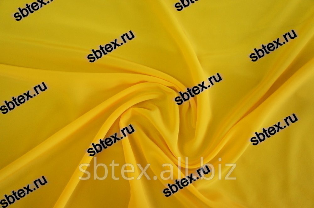 Креп-кашибо однотонный Цвет Желтый