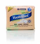 VUOKKOSET ПРОКЛАДКИ ЖЕНСКИЕ ГИГИЕНИЧЕСКИЕ 100% BIO LONG, 12 ШТ.