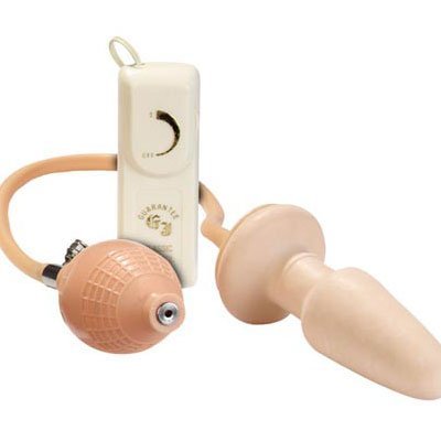 Анальная вибропробка с расширителем Butt Plug Vibrator With Pump