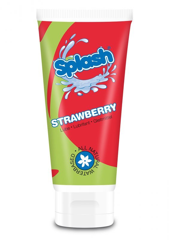 Лубрикант на водной основе Splash Strawberry, 100 мл