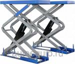 KraftWell Подъемник ножничный короткий, заглубляемый г/п 3000 кг.F6105