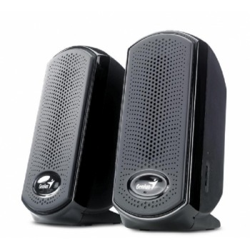 Колонки 2.0 Genius SP-U110, 1W RMS, USB, black