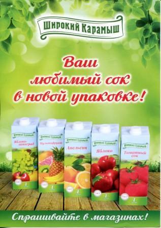 Соки и нектары Tetra Pak 1 литр 