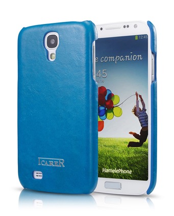 Крышка Icarer Back Cover для Samsung i9500 Galaxy S 4, синяя