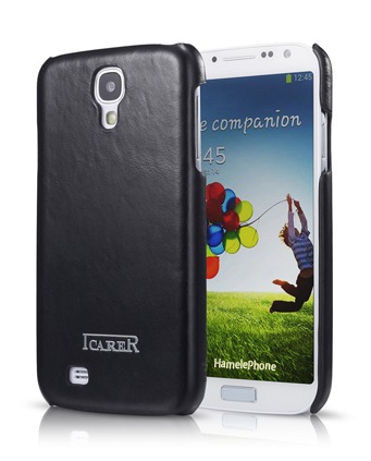 Крышка Icarer Back Cover для Samsung i9500 Galaxy S 4, черная