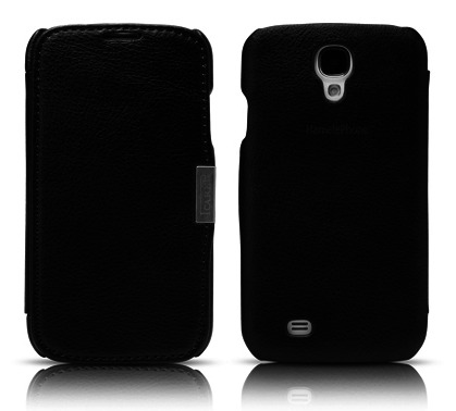 Чехол Icarer для Samsung i9500 Galaxy S 4 Side Open, чёрный