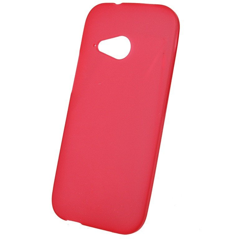 Чехол силиконовый для HTC ONE M8 mini красный