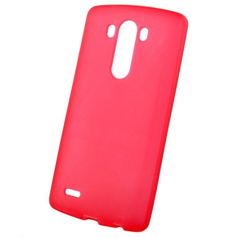 Чехол силиконовый матовый Activ для LG G3 красный