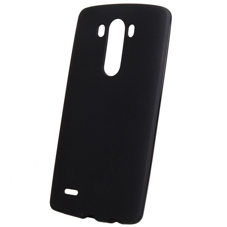 Чехол силиконовый матовый для LG G3 черный