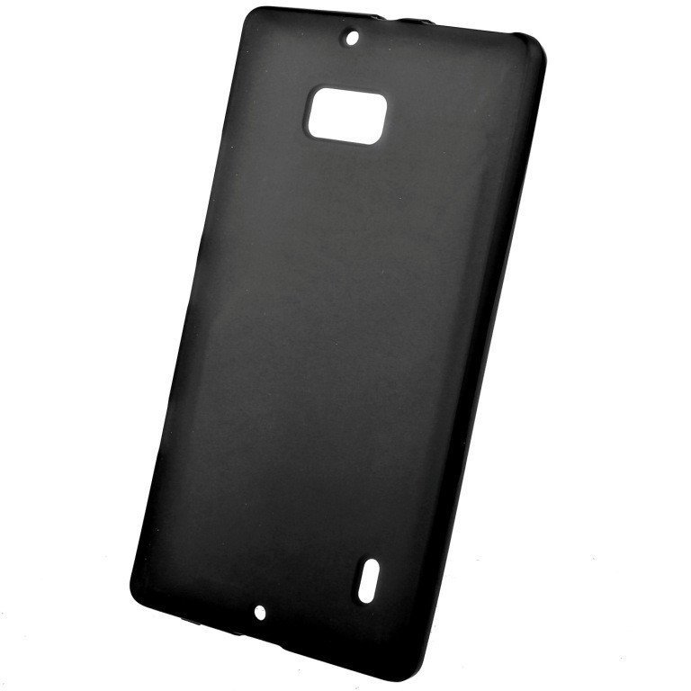 Чехол силиконовый матовый для Nokia lumia 930 черный