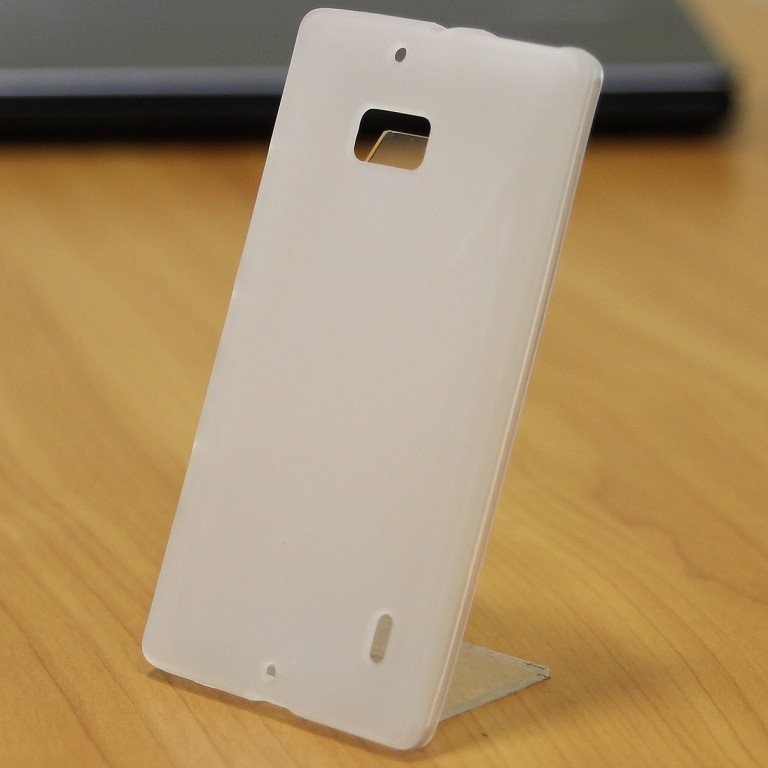 Чехол силиконовый матовый для Nokia lumia 930 белый