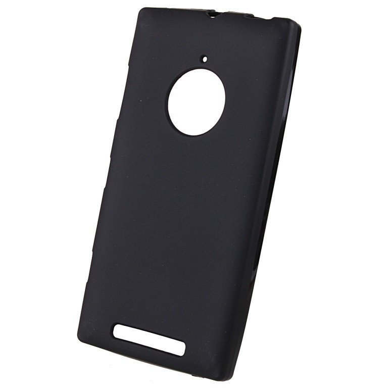 Чехол силиконовый матовый для Nokia lumia 830 черный