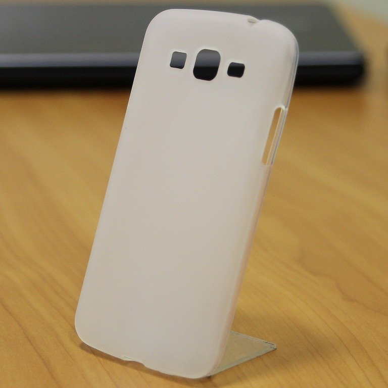 Чехол силиконовый матовый для Samsung Galaxy Grand 2 белый