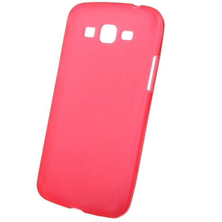 Чехол силиконовый матовый для Samsung Galaxy Grand 2 красный