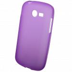 Чехол силиконовый матовый для Samsung Galaxy POCET 2 purplle