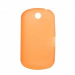 Чехол силиконовый матовый для LG P350 оранжевый