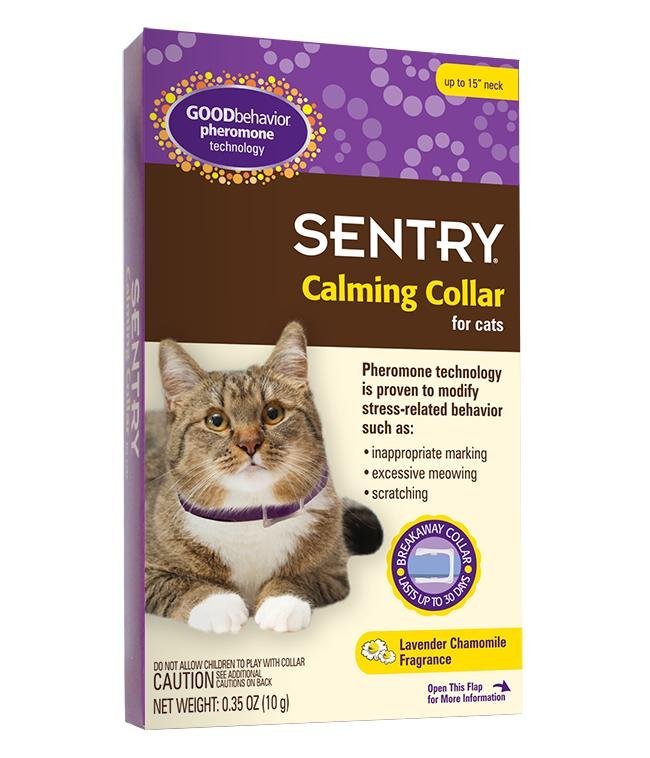 SENTRY Calming Collar Ошейник для кошек успокаивающий с феромонами SENTRY Calming Collar Ошейник для кошек успокаивающий с феромонами