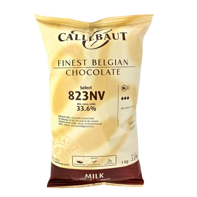 Молочный шоколад 1 кг  Callebaut
