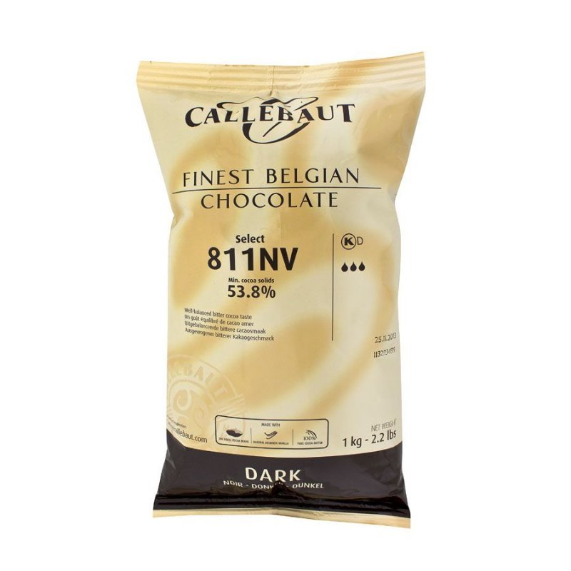 Темный шоколад 1 кг Callebaut