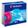 Verbatim CD-R 700Mb DL+ Color slim (43308)