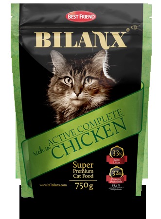 BILANX Active Complete - супер премиум корм для кошек