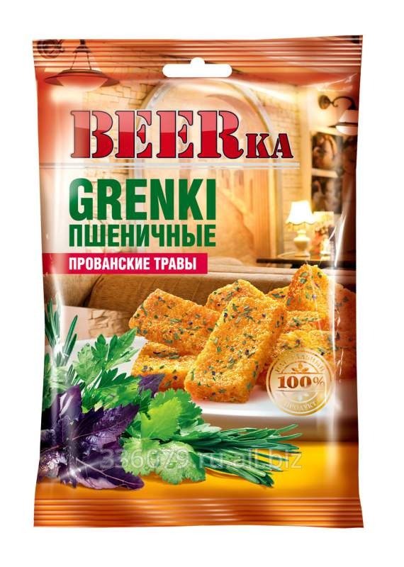 Гренки пшеничные BEERka прованские травы