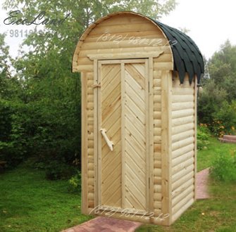 Туалет деревянный 