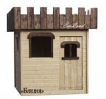 Деревянный детский домик для дачи Башня