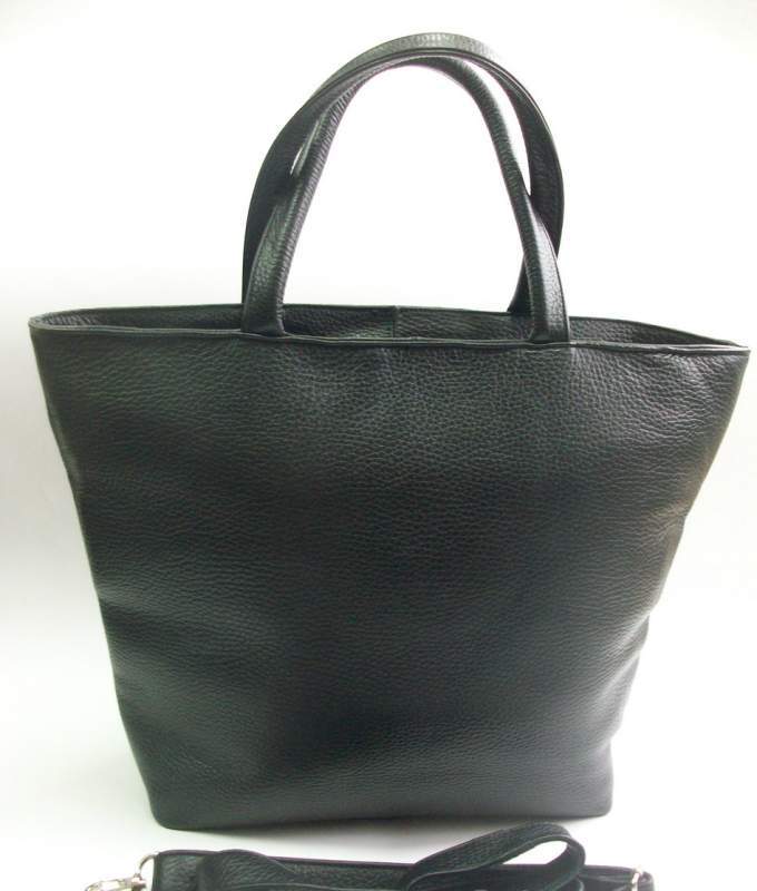Стильня и вместительна женская сумка из кожи М 276