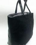 Классическая женская сумка из замши и кожи М 276