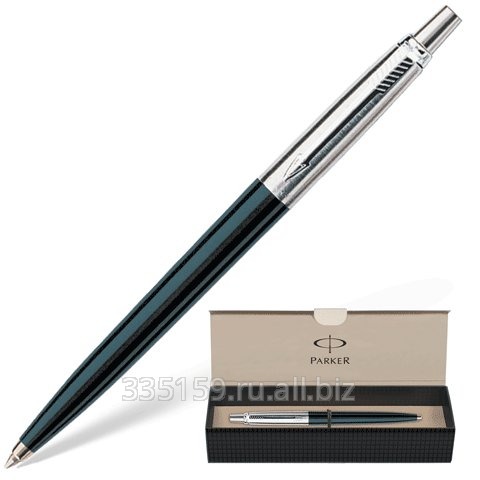 Ручка шариковая Parker Jotter Special Black, корпус черный, хромированные детали