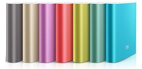 Внешний аккумулятор Xiaomi Power Bank 10400 mAh c гравировкой.