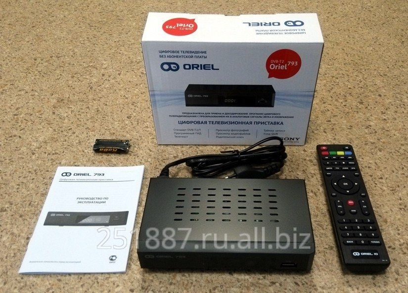 Приставка DVB-T2 Oriel 793