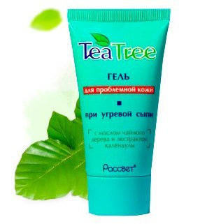 Гель для лица Рассвет Tea Tree для проблемной кожи