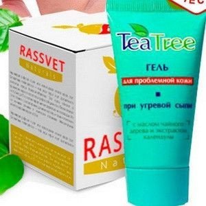 Гель от прыщей и угрей Rassvet Naturals Tea Tree