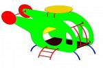 Детский игровой домик "Вертолет"