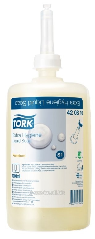 S1 - Tork жидкое мыло для рук с улучшенными гигиеническими свойствами - 1 л, 6 шт/кор