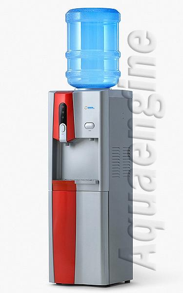 Напольный кулер для воды с холодильником «AEL» 150B red