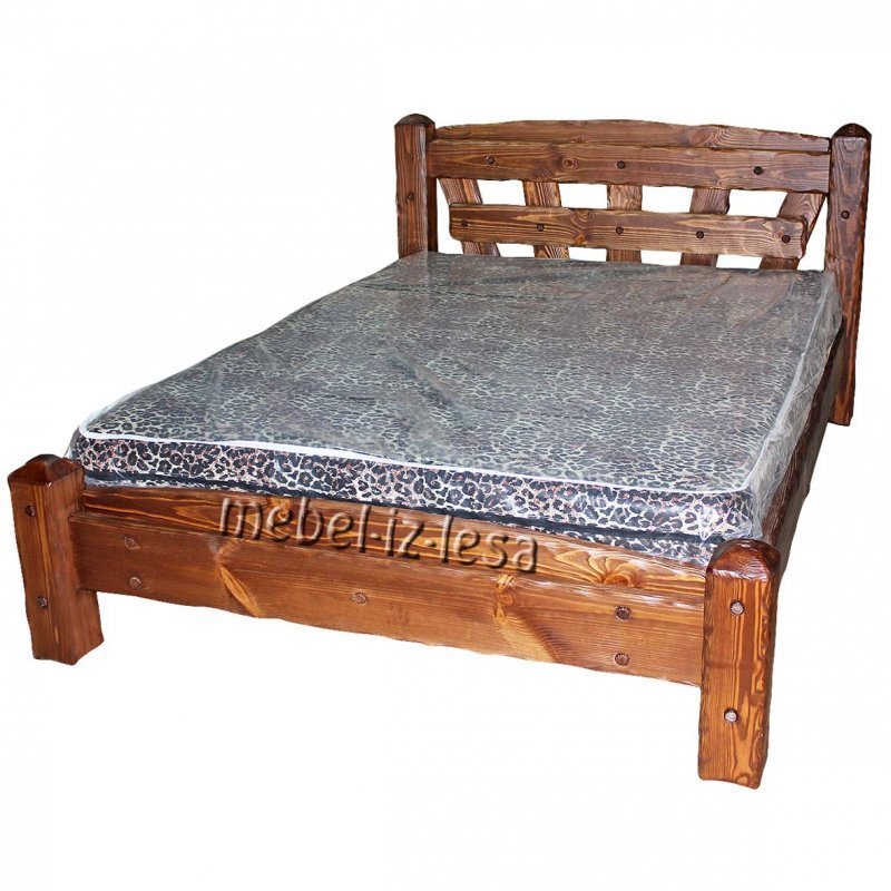 Кровать деревянная под старину 160х200 двухспальная 