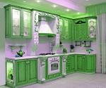 Кухни из массива натурального дерева